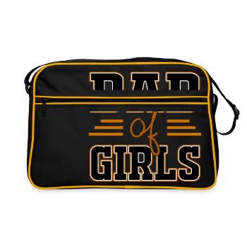 Papa filles - Sac Retro - noir/or - Devant