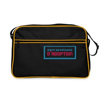 Haut Savoyarde d'Adoption - Sac Retro - noir/or - Devant