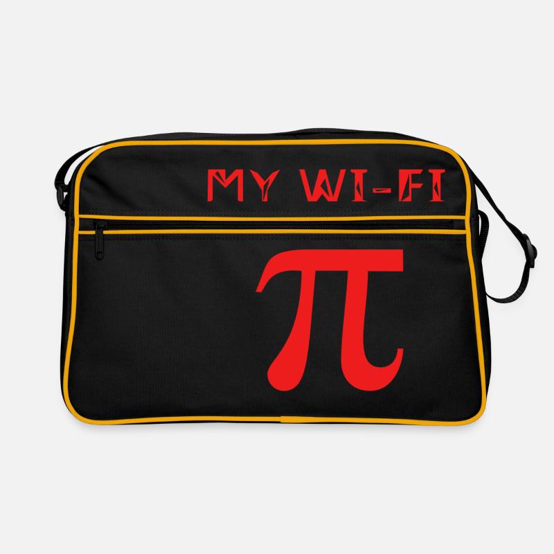 Nerd - Retro Tasche - Schwarz/Gold