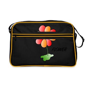 Flower - Flower - Retro Bag - black/gold - Front