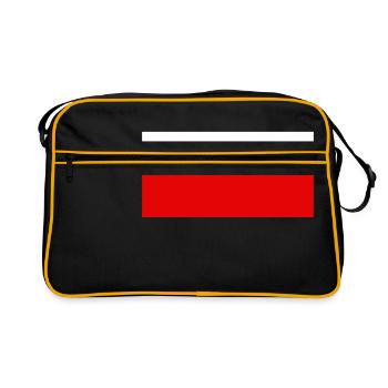 Pologne - Sac Retro - noir/or - Devant