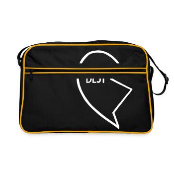 Best Friends, Best Friends, Partner Shirt, Heart - Retro Bag - black/gold - Front