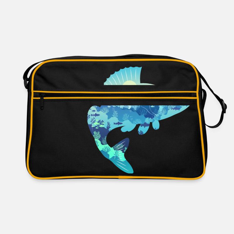 Barsch Perch Bass Retro Tasche