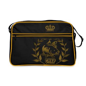 King Of Carp gold - Sac Retro - noir/or - Devant