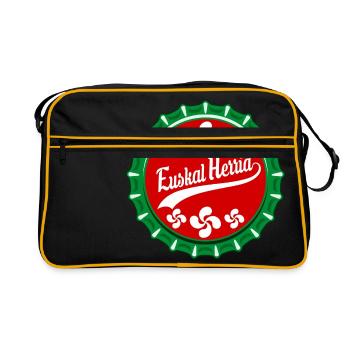 Euskal Herria Pays Basque - Sac Retro - noir/or - Devant