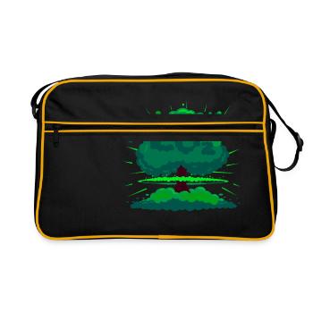 Bombe d'oxygène - Sac Retro - noir/or - Devant