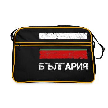 Bulgaria - Retro Bag - black/gold - Front
