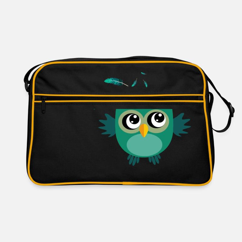 Chouette mignonne Sac Retro