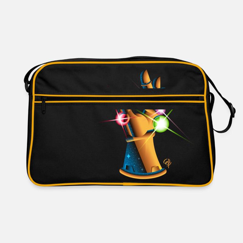 Jeu de Gauntlet à l'infini - Sac Retro - noir/or