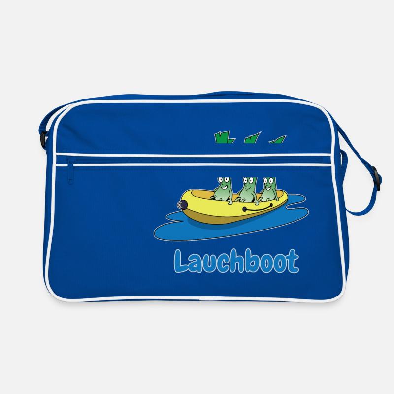 Lauchboot Lauch Schlauchboot Witzige Geschenkidee Retro Tasche