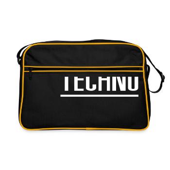 Techno - Sac Retro - noir/or - Devant