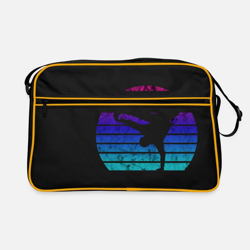 Breakdance Breakdancer Hip Hop Used Look Geschenk Retro Tasche