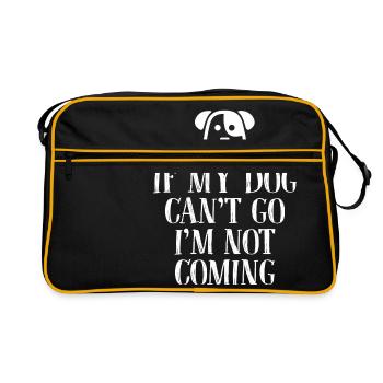 Dog Dogs - Retro Bag - black/gold - Front