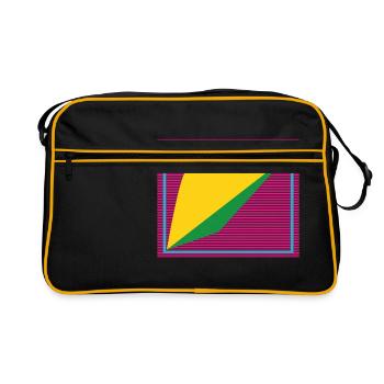 Retro form - Retro Bag - black/gold - Front
