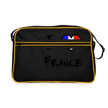 France - Sac Retro - noir/or - Devant