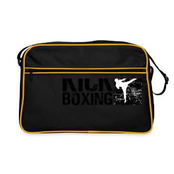kickboxing - Sac Retro - noir/or - Devant