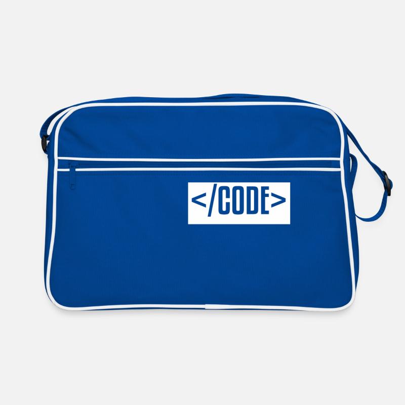 I turn coffee into code WHITE Ordinateur T-shirt Sac Retro