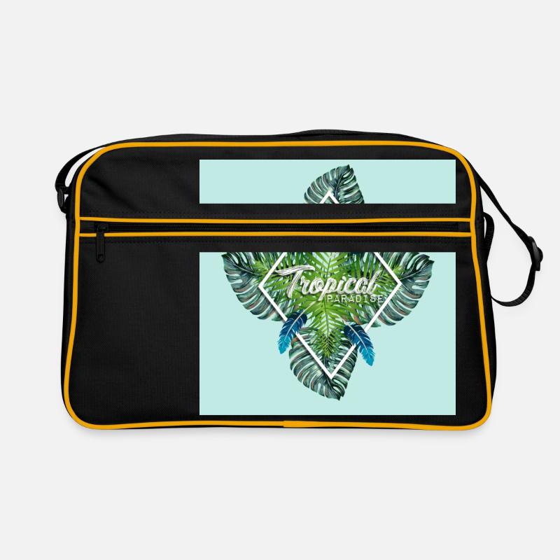 Été - paradis tropical d'été Sac Retro