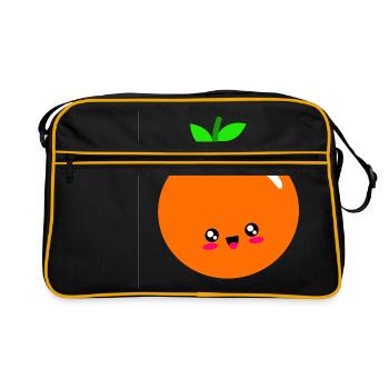 orange - Retro Bag - black/gold - Front