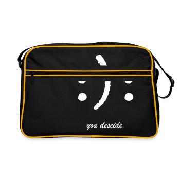 Happy Sad - Sac Retro - noir/or - Devant