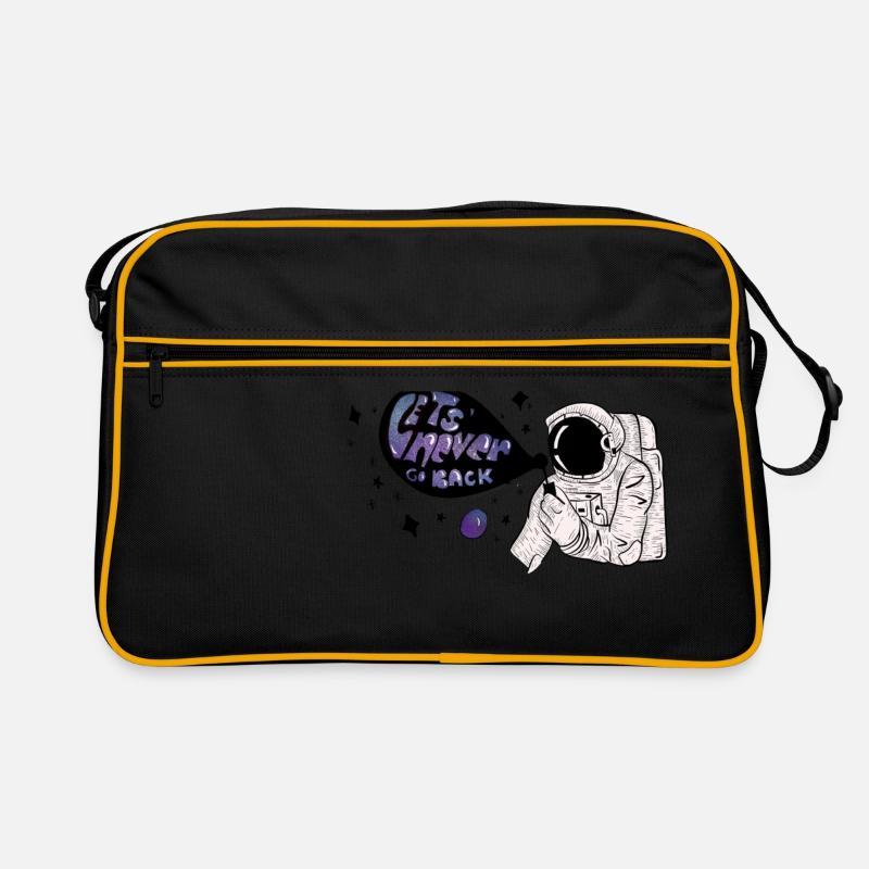 Astronaut star dreams soap bubble Retro Bag