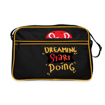 excuses - Retro Bag - black/gold - Front