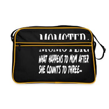 Maman maman maman maman maman cadeau sort proverbes - Sac Retro - noir/or - Devant