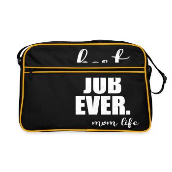 Maman Mère Mère Mère Mère Maman Maman Maman Maman Cadeau - Sac Retro - noir/or - Devant