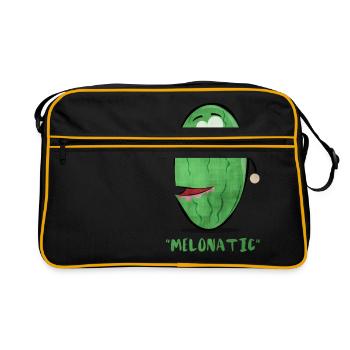 Melonatic - Retro Bag - black/gold - Front
