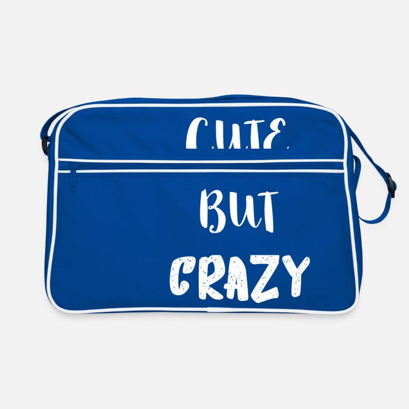 Cute But Crazy Geschenke Retro Tasche