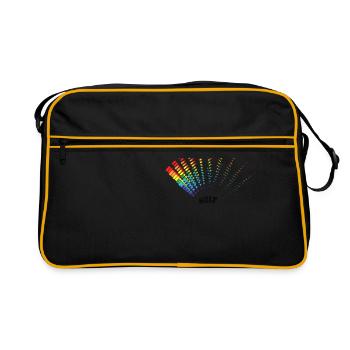 good vibes only - Sac Retro - noir/or - Devant