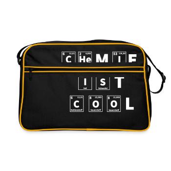 Chemistry is cool - Retro Bag - black/gold - Front