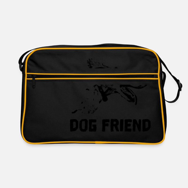 Hund Besterfreund Retro Tasche