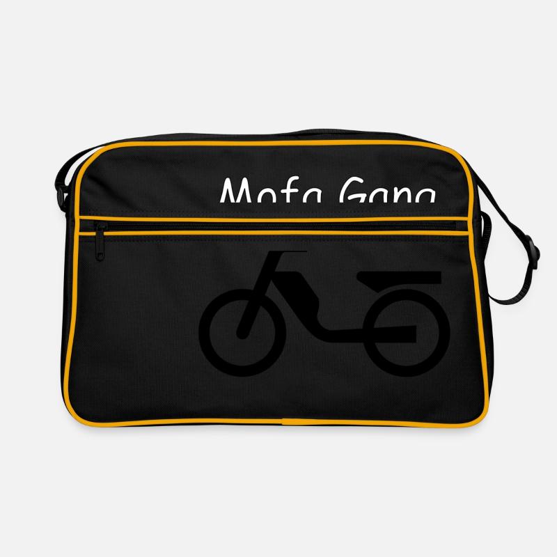 Mofa Gang! - Retro Tasche - Schwarz/Gold