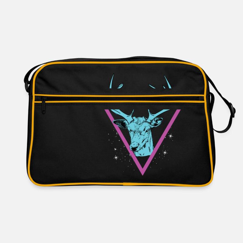 Hirsch - Hirschgeweih Retro Tasche