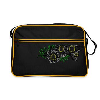 camomille - Sac Retro - noir/or - Devant