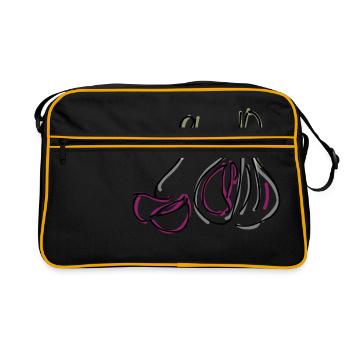ail - Sac Retro - noir/or - Devant