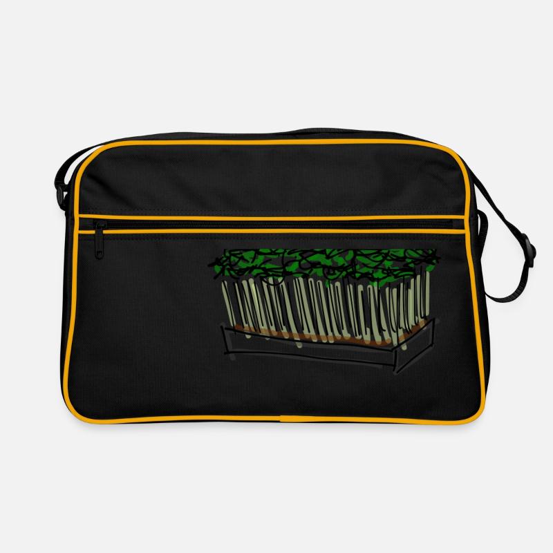 Kresse - Retro Tasche - Schwarz/Gold