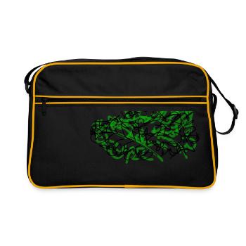 Kale - Retro Bag - black/gold - Front