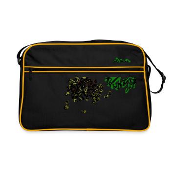 coriandre - Sac Retro - noir/or - Devant