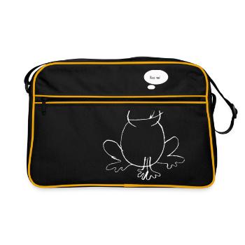 Grenouille Grenouille Prince - Sac Retro - noir/or - Devant