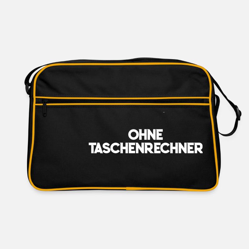 LEHRER MATHELEHRER MATHEMATIK TASCHENRECHNER Retro Tasche