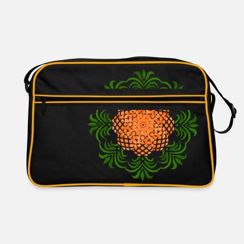 Ananas Circle Retro Tasche