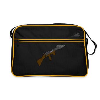 Long blaster - Retro Bag - black/gold - Front
