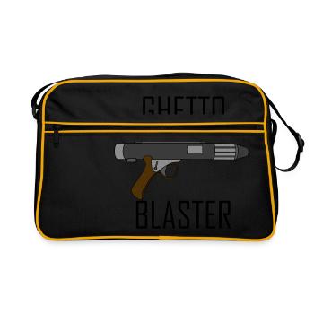 Ghetto Blaster Pistol - Retro Bag - black/gold - Front