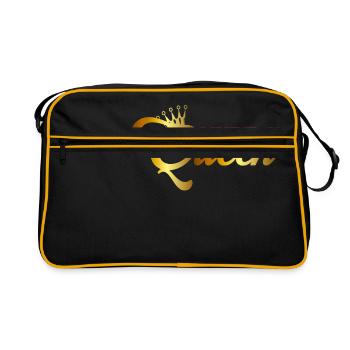 Birthday Queen - Birthday Queen - Fille - Sac Retro - noir/or - Devant