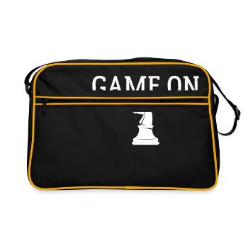 Echecs - Jeu - Jeu sur - Sac Retro - noir/or - Devant