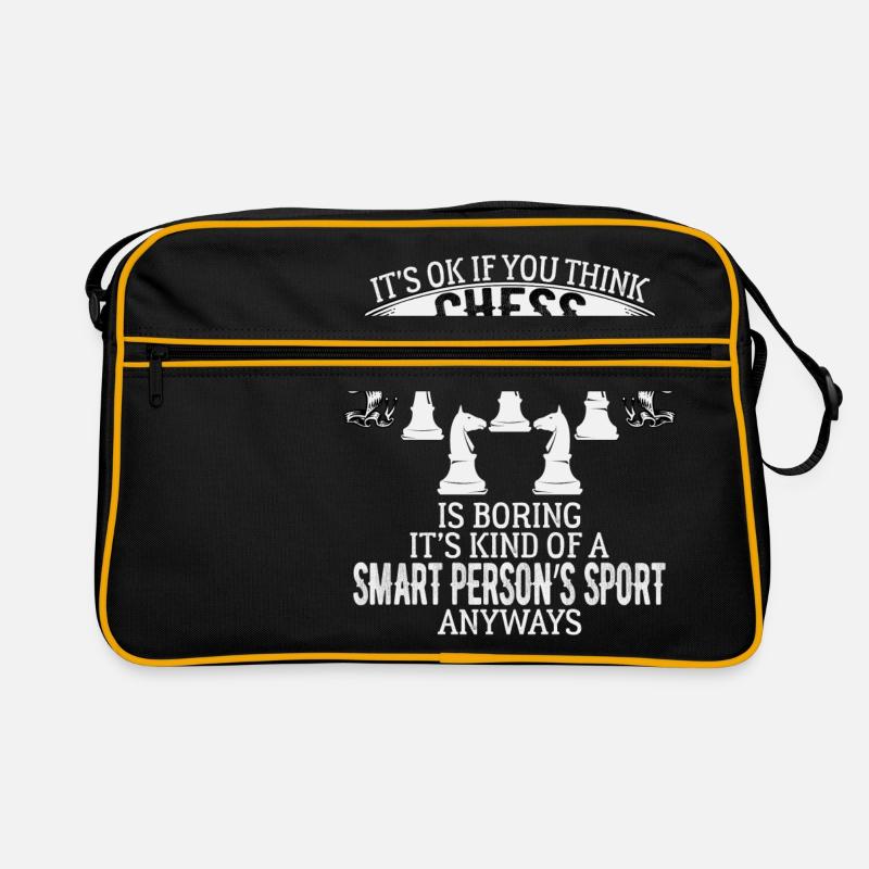 C'est OK si vous pensez que les échecs sont ennuyeux 01 Sac Retro