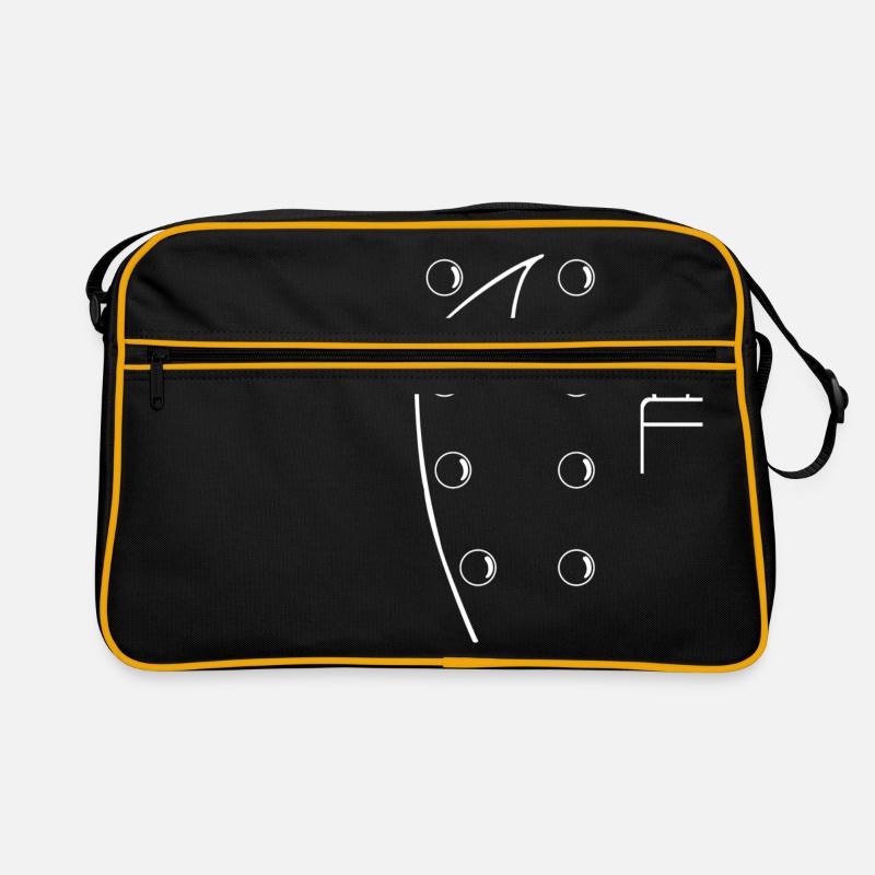 Chef, cuisine, cuisson, gilet, manger, cadeau Sac Retro