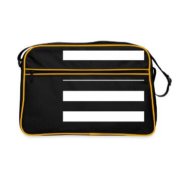 Cool - Retro Bag - black/gold - Front